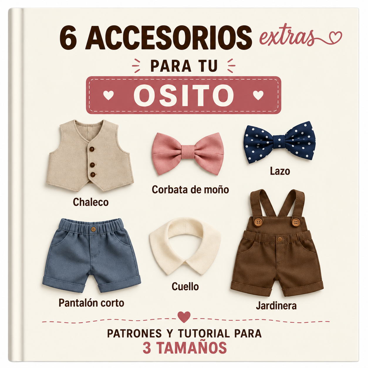 Accesorios extra para el osito