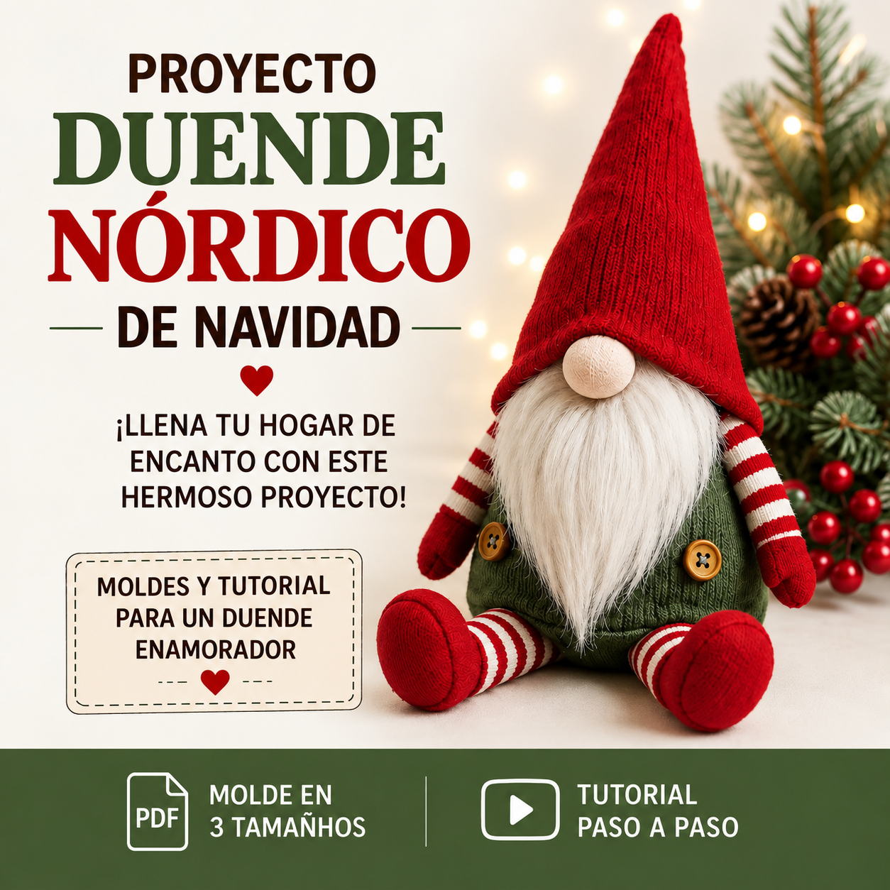 Duende nórdico de Natal